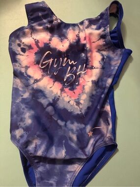 Gymnastics Destira Girls' Purple & Pink Tie-Dye Leotard